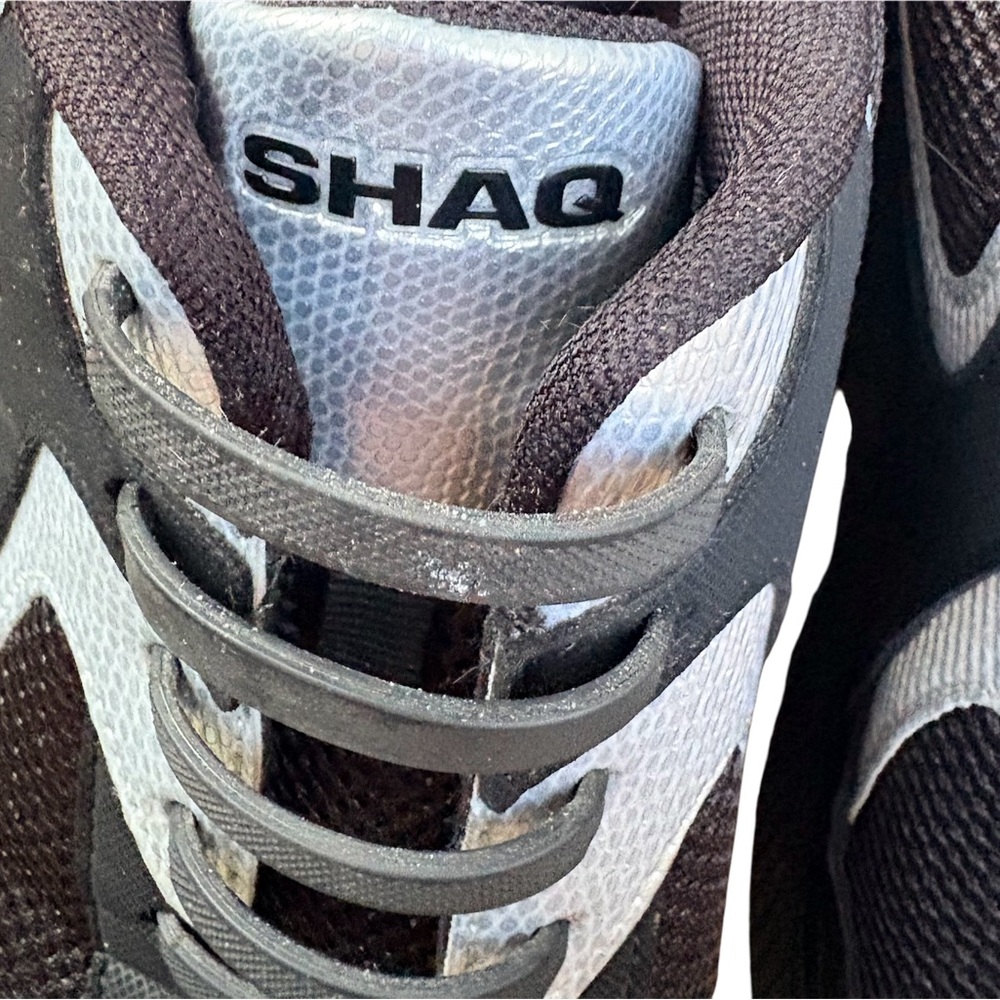 Shaq Black and Gray Men's Sneakers mesh athletic slip on sneakers. Worn 1X. - Picture 4 of 6